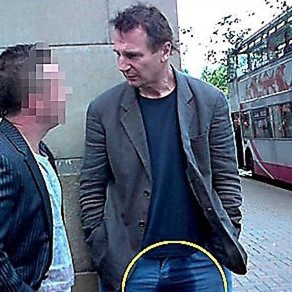Liam neeson pissing his pants