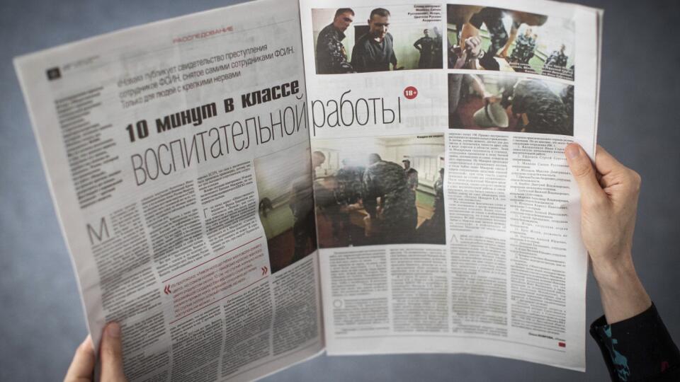Bitka väzňa vo väznici v Rusku