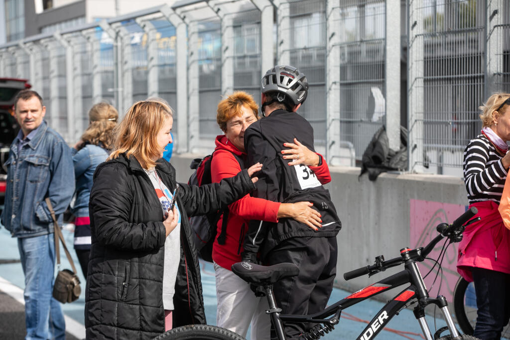 Na jedinom pretekárskom okruhu na Slovensku sa v stredu preháňali na cyklistickom šampionáte športovci Špeciálnych olympiád.