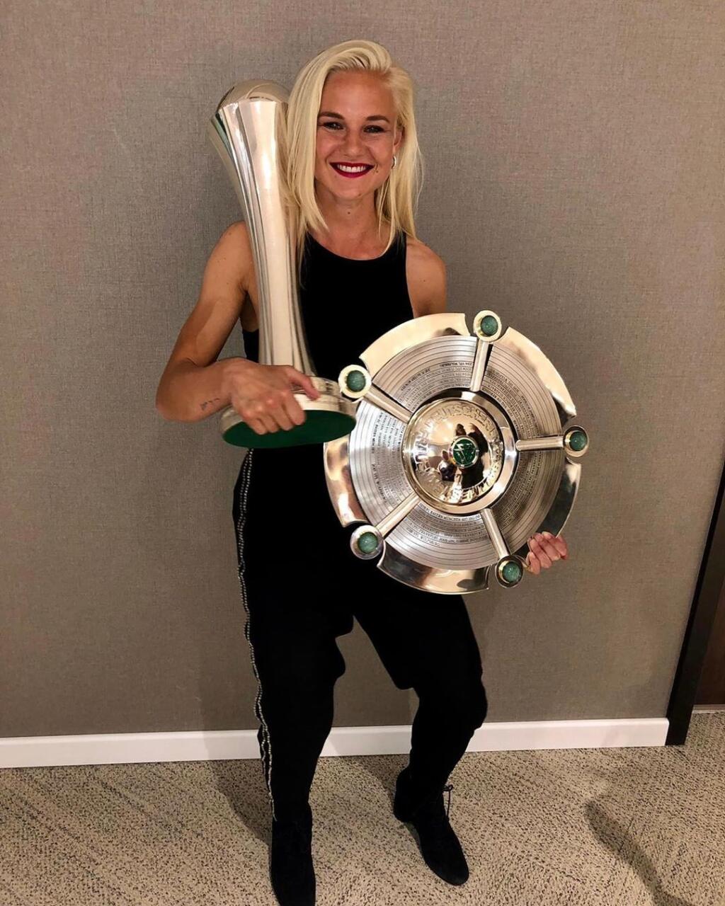 Pernille Harderová je dánskou futbalistkou. Jej priateľka Magdalena Erikssonová zas reprezentuje Švédsko. Ich vzťah sa dostal do väčšieho povedomia po osemfinále MS medzi Švédskom a Kanadou.