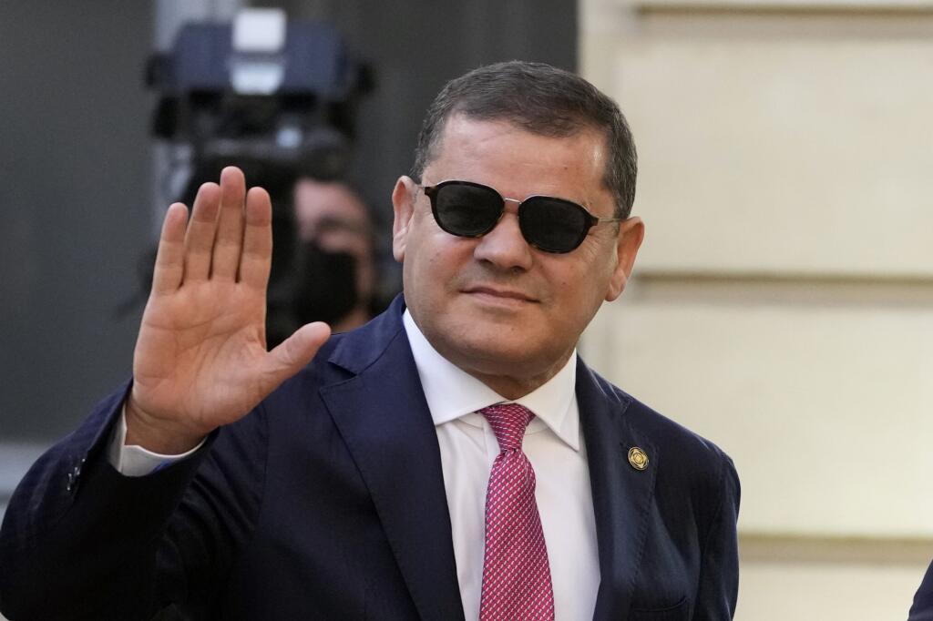 Na archívnej snímke líbyjský premiér Abdal Hamíd Dubajba