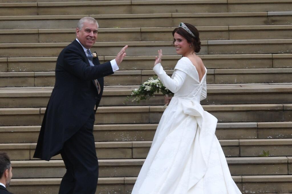 Svadba princeznej Eugenie a Jacka Brooksbanka.