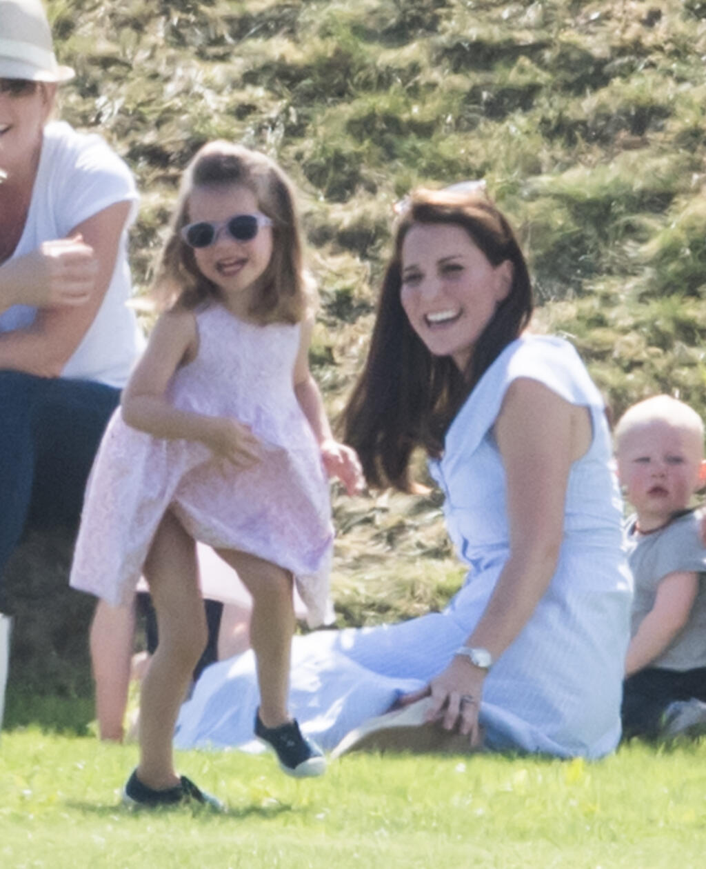 Princezná Charlotte ako trojročná.