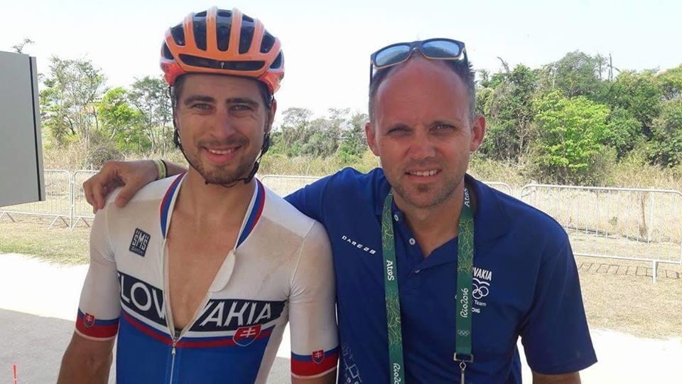Tréner Peter Zánický a jeho mládežnícky zverenec Peter Sagan.