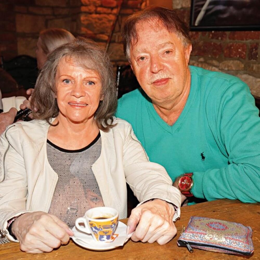 Eva Pilarovaa jej manžel Jiří Kolomazník.