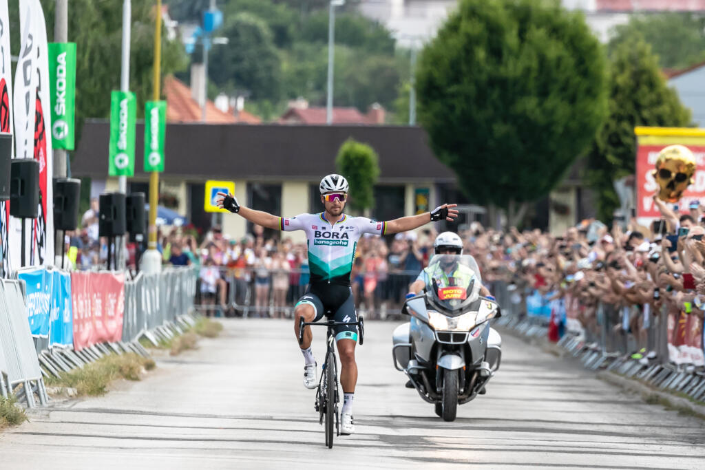 Na snímke sú cyklistické majstrovstvá Slovenska a Českej republiky v kategórii muži v Bánovciach nad Bebravou.