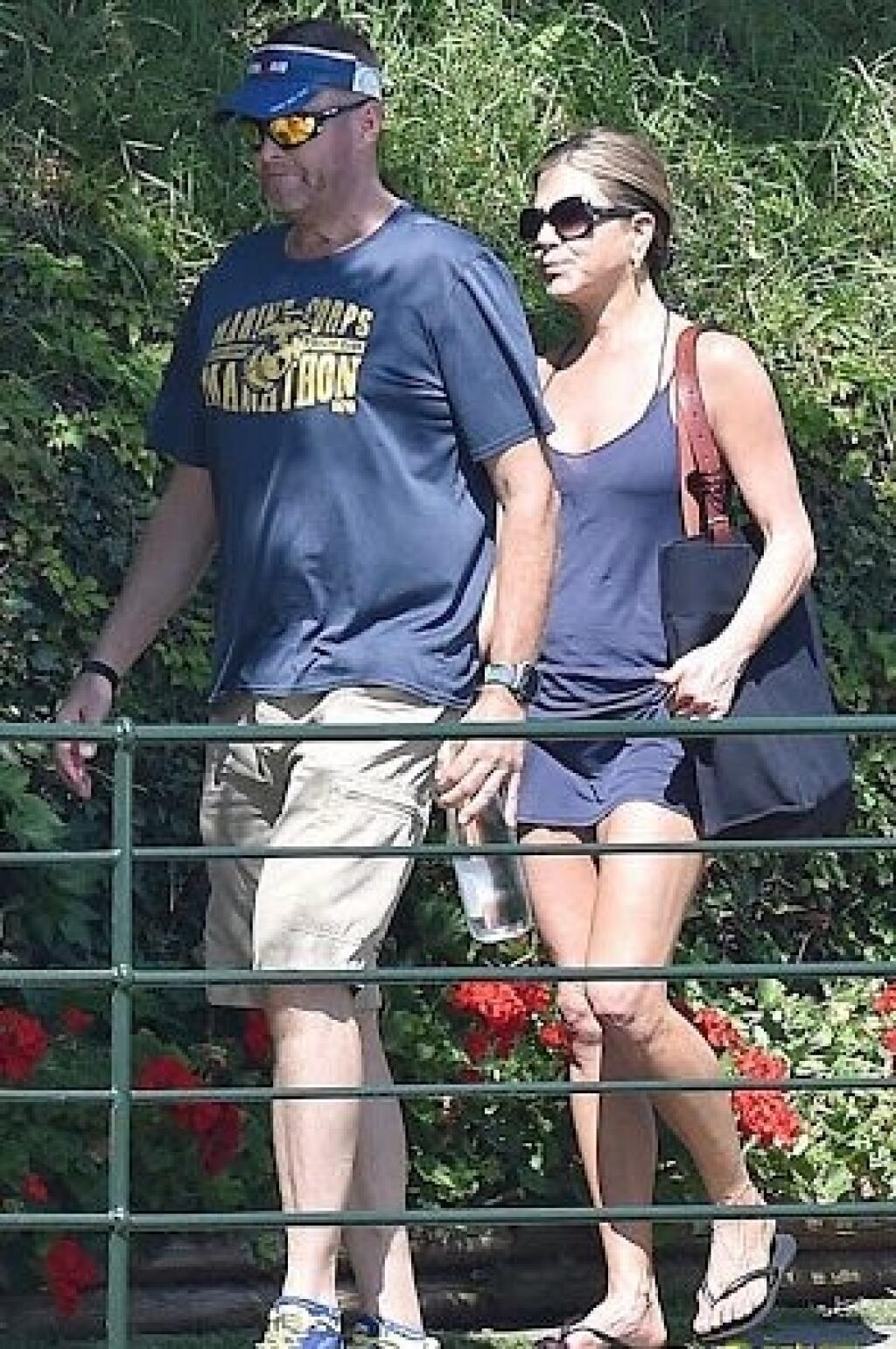 Jennifer Aniston s ochrankou
