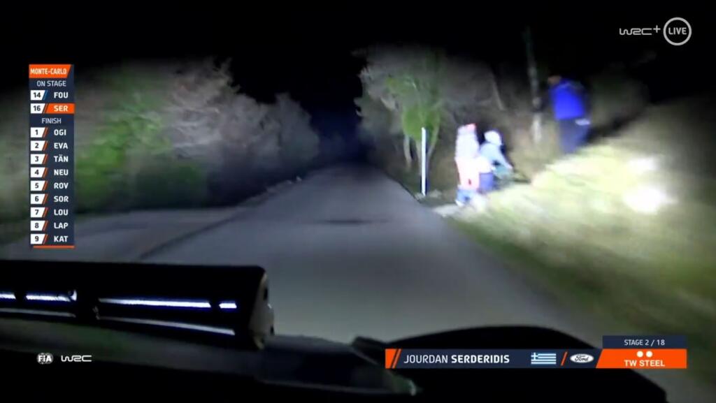 Kamera gréckeho pretekára Jourdana Serderidisa v priamom prenose zachytila párik, ktorý sa oddával sexu priamo pri trati a divákom v živom vysielaní sa naskytol poriadne divoký pohľad. Šialenú situáciu vyšperkoval fakt, že priamo vedľa dvojice nadržancov stáli ďalší ľudia, ktorí však prišli sledovať preteky.