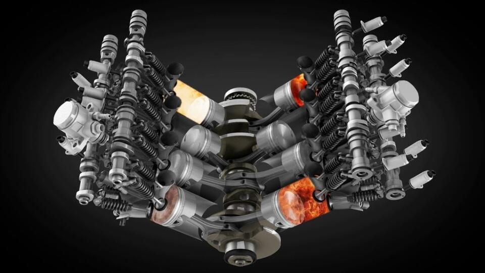 Nový osemvalec Bentley dokáže pri nízkej záťaži vypnúť štyri stredné valce
