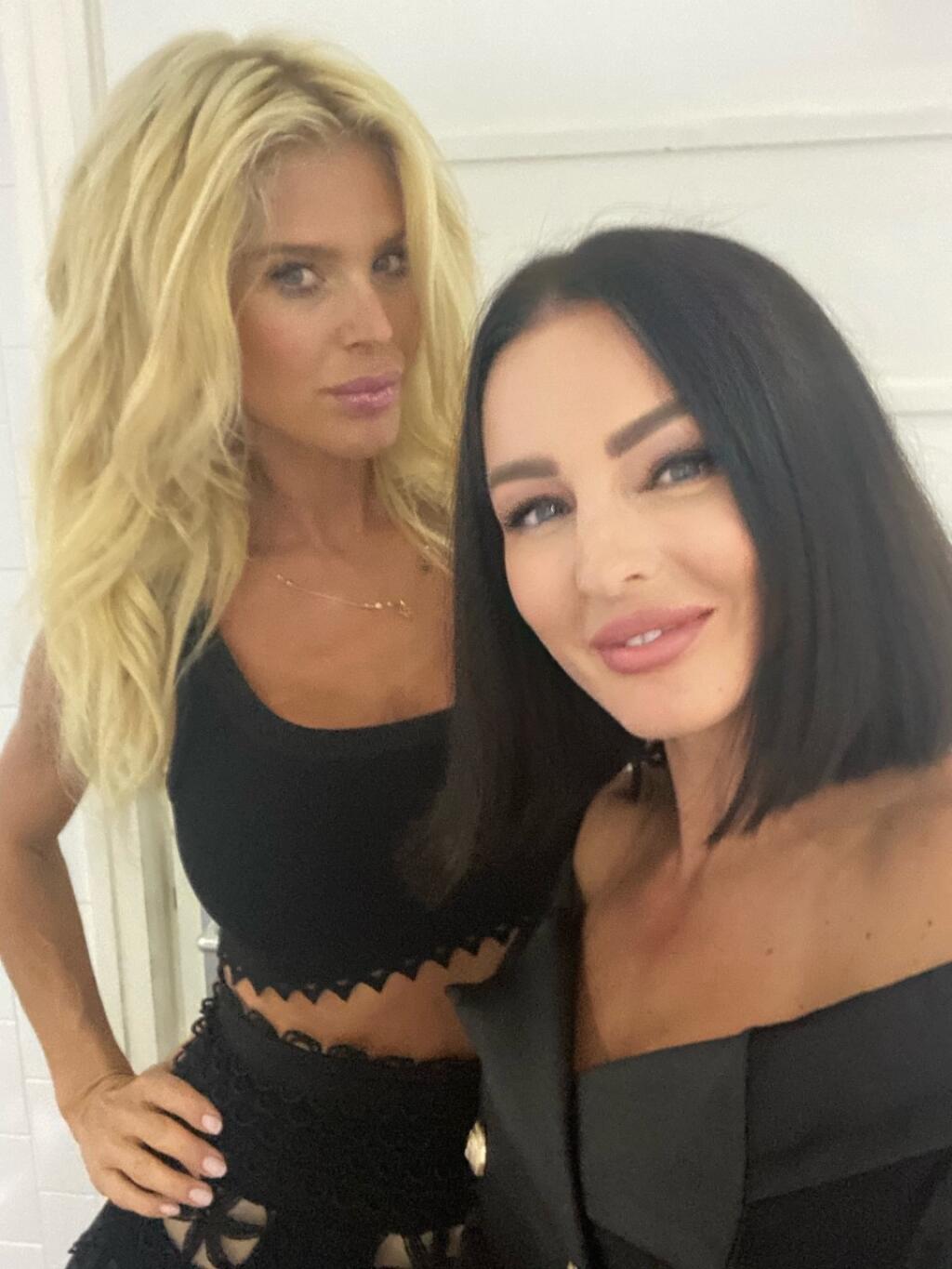 Kristína si na toalete v reštaurácii spravila selfie s Victoriou Silvstedt.