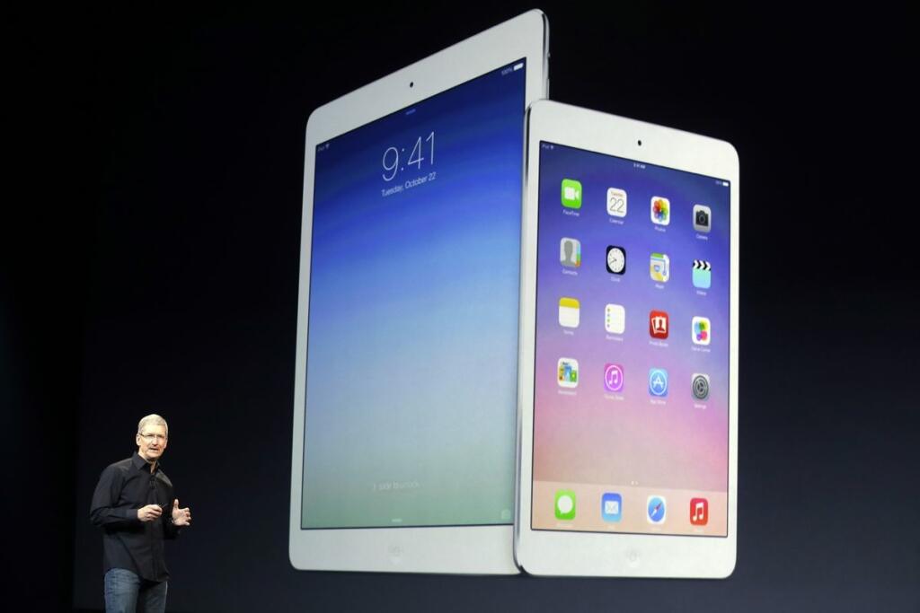 Tim Cook predstavuje prvý iPad Air