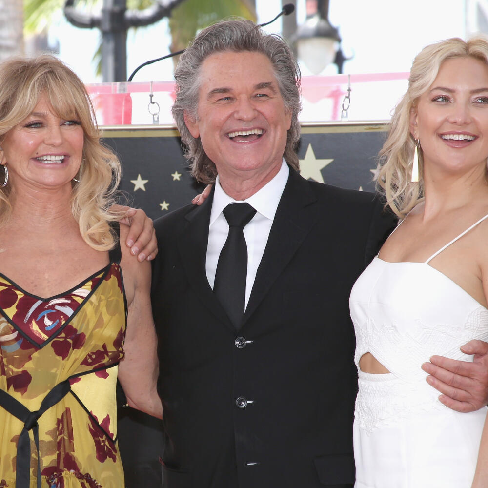 Goldie Hawn and Kurt Russell are honored with a Star On the Hollywood Walk of Fame