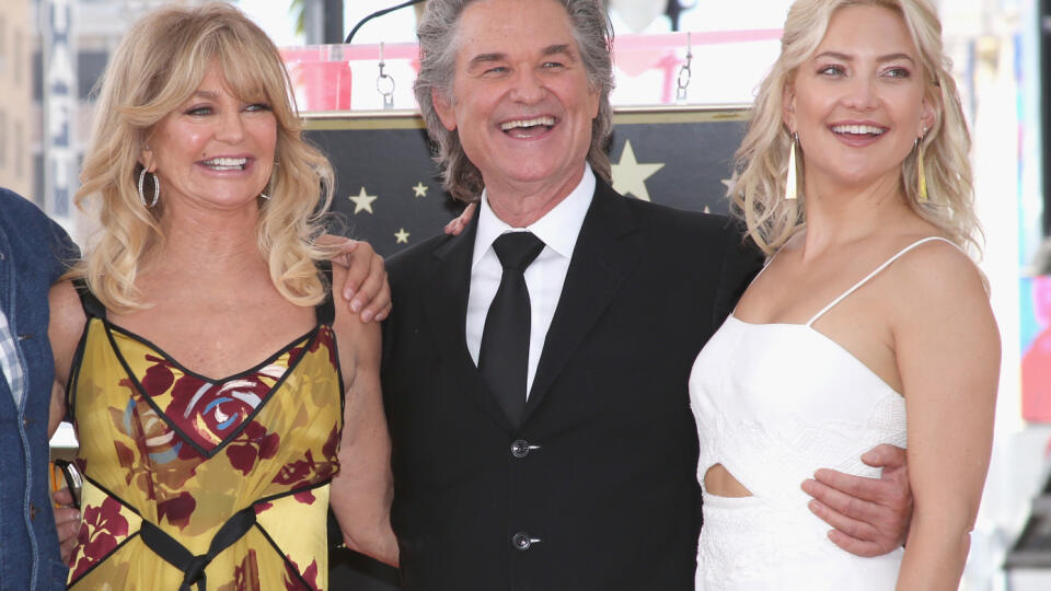 Goldie Hawn and Kurt Russell are honored with a Star On the Hollywood Walk of Fame
