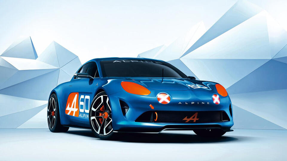 Renault Alpine Celebration - predná časť zaváňa retroinšpiráciou modelom A110