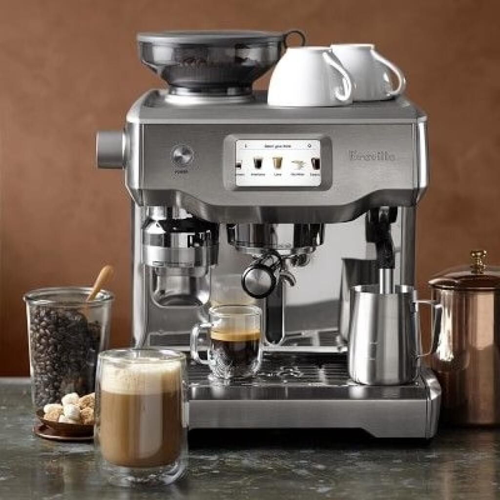 Кофейная станция. Breville bes990bss. Breville Cappuccino кофемашина. Кофемашина Breville Oracle. Кофейная станция Breville.