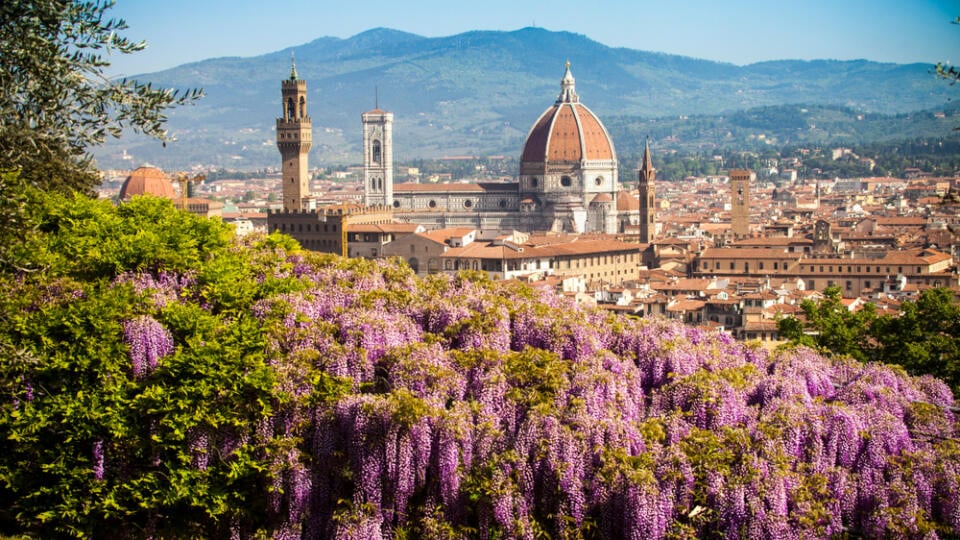 Italy,,Tuscany,,Florence,,The,City,Of,Florence,With,The,Duomo