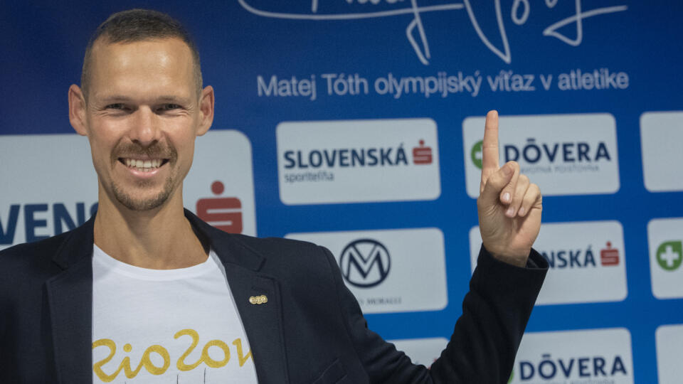 Na snímke olympijský víťaz a majster sveta v chôdzi na 50 km Matej Tóth.