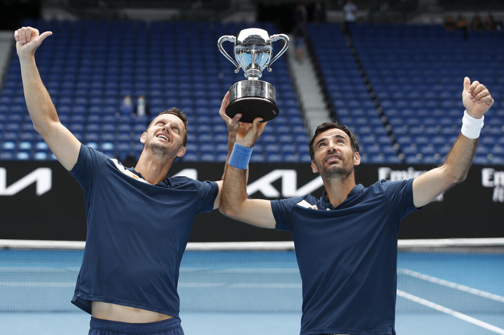 Filip Polášek a Ivan Dodig vyhrali Australian Open.