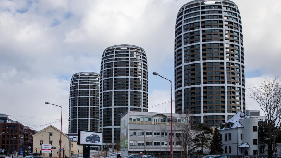 Na snímke sú apartmány Sky Park v hlavnom meste.
