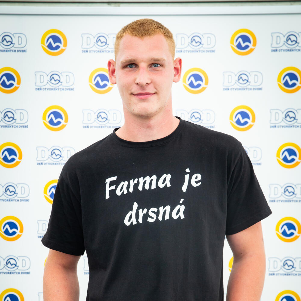 Deň otvorených dverí televízie Markíza v Záhorskej Bystrici. Na snímke Dominik Porubský.