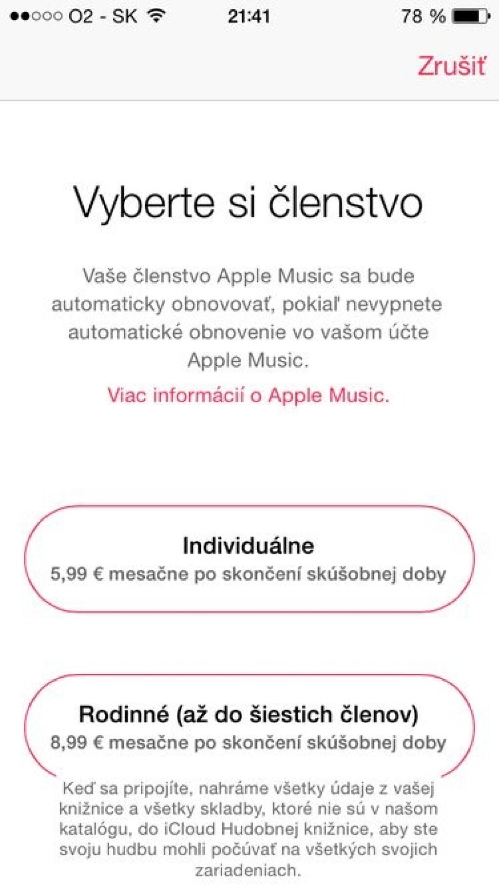 Apple Music nakoniec prekvapí cenou