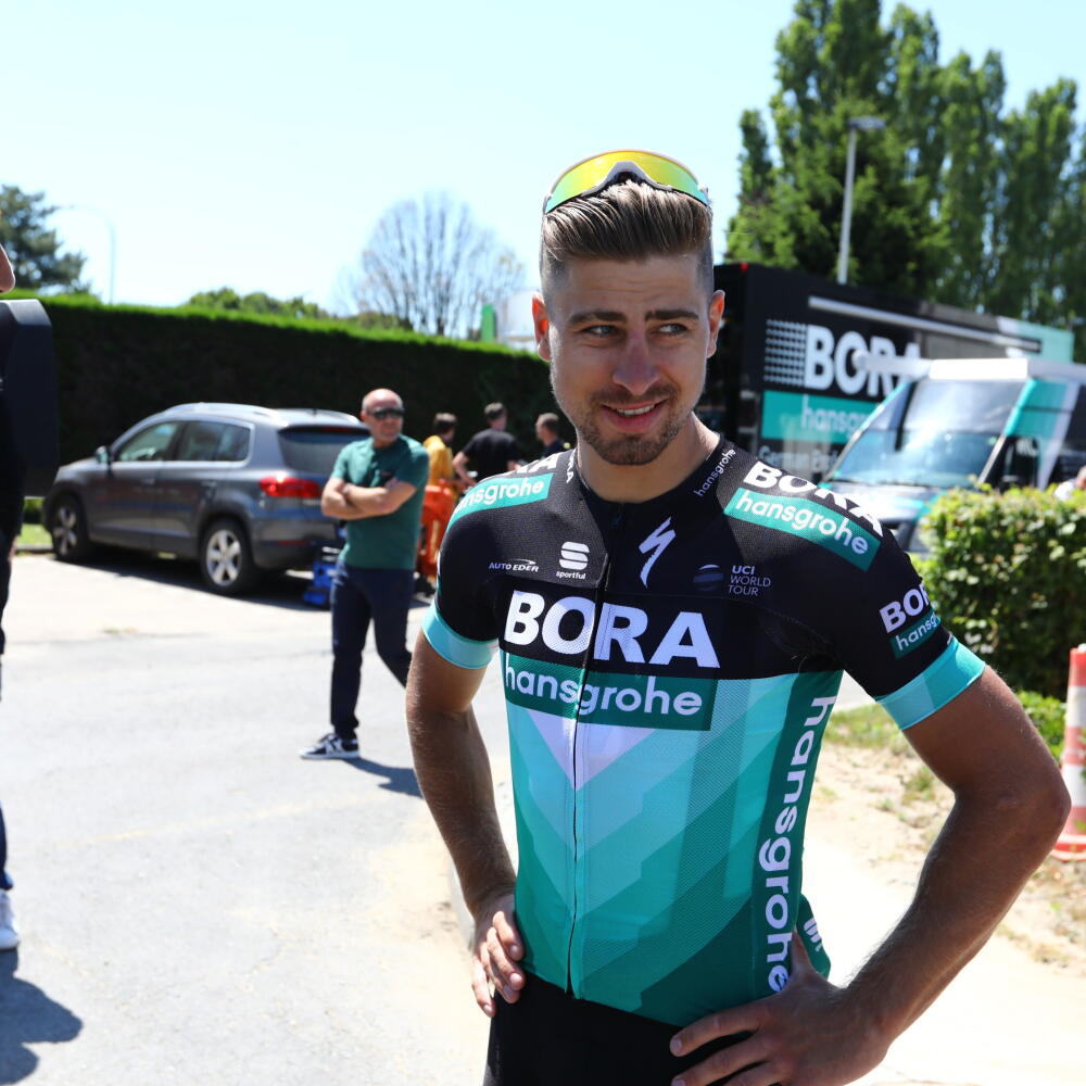 Peter Sagan v dejisku Tour de France 2019.