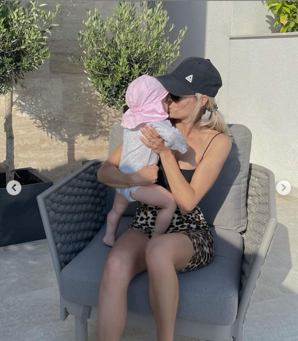 Ivanka s dcérkou Bellou.
