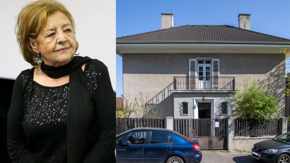 Eva Krížiková žila dlhé roky vo vile v lukratívnej časti Bratislavy. Vila sa teraz mení.