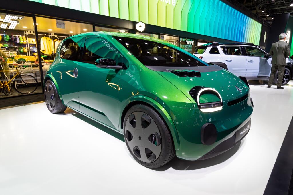 Renault,Twingo,E-tech,Prototype,(2026),Ev,Car,At,The,Paris