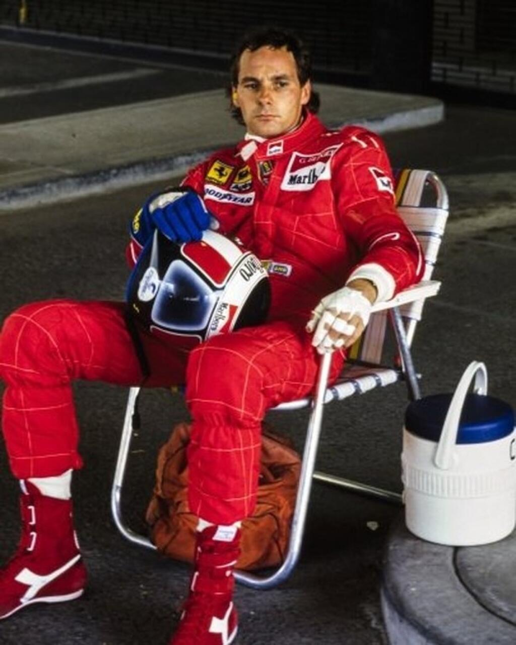 Gerhard Berger v tíme Ferrari v časoch najväčšej slávy.