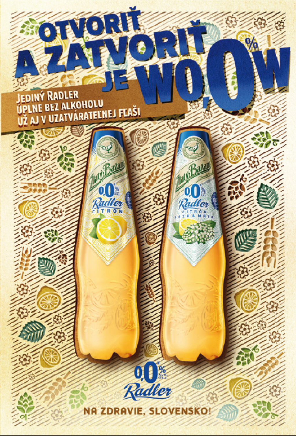 Zlatý Bažant urobil z nealko Radlera limonádu v plastovej pollitrovke