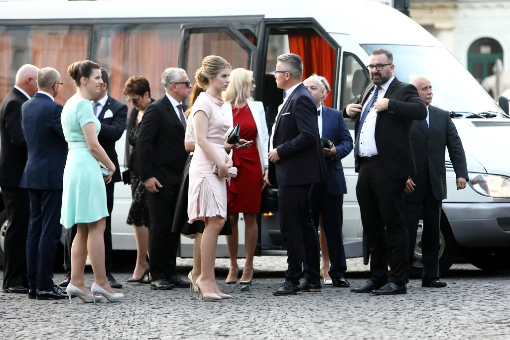 Na snímke príchody a recepcia po inaugurácii novej prezidentky SR Zuzany Čaputovej v Redute.