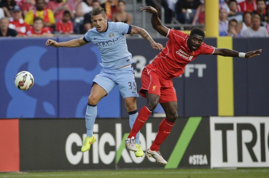 Manchester City Liverpool Soccer