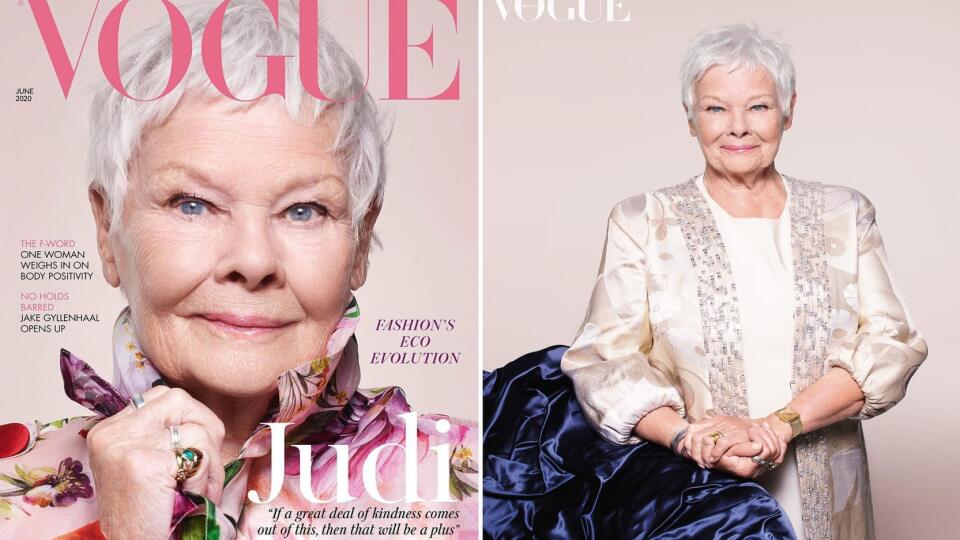 Britská herečka Judi Denchová sa stala najstaršou celebritou, ktorá sa objavila na titulnej strane britskej mutácie časopisu Vogue