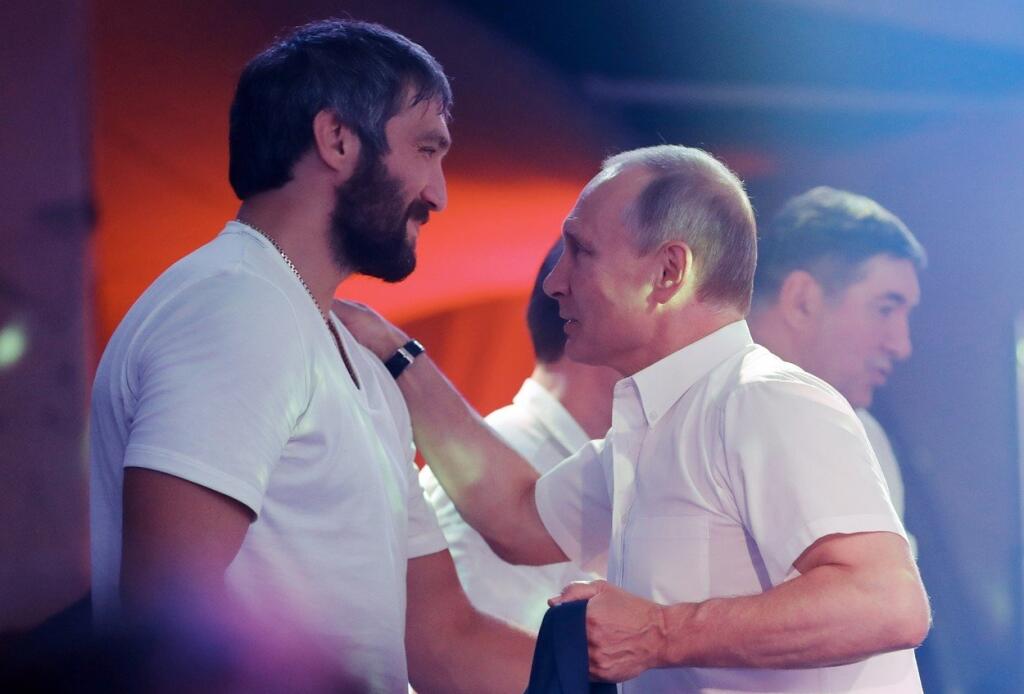 Ovečkin je známy aj vďaka svojmu dobrému vzťahu s ruským prezidentom.