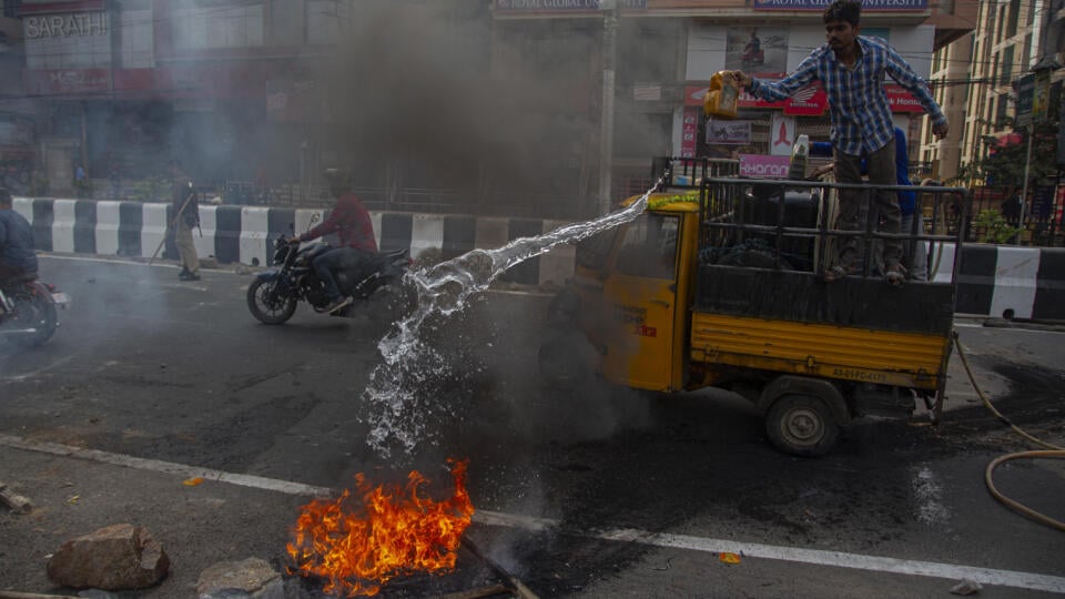 India - protesty.