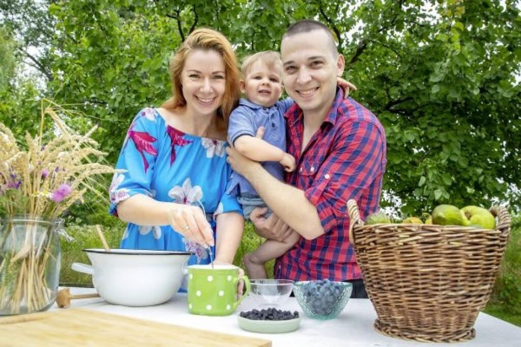 Petra Tóthová s rodinou