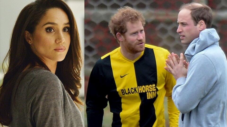 Meghan Markle, princ Harry, princ William