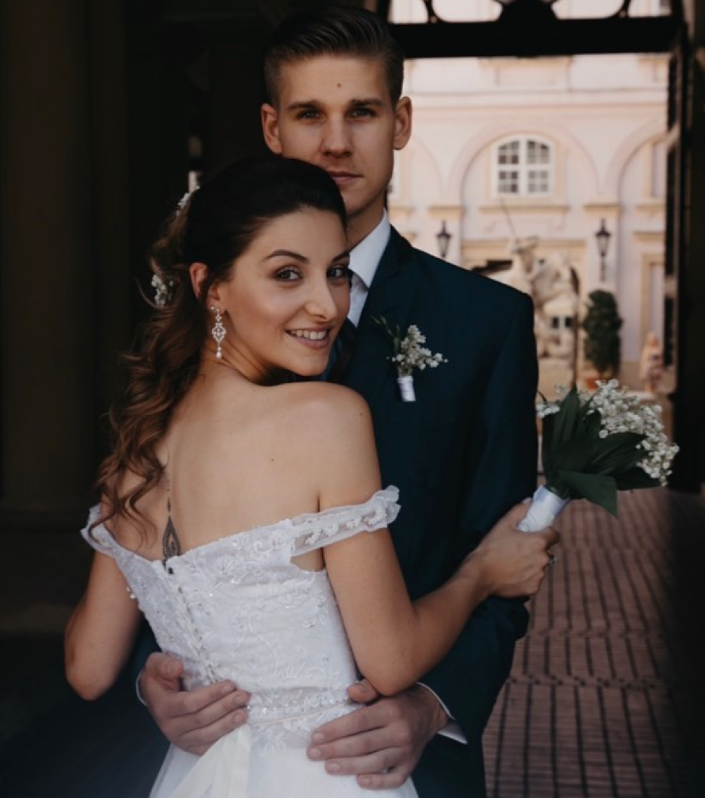 Kika Kocian, dcéra prominentných rodičov Ivety a Martina Malachovských, na zábere s manželom, volejbalistom Adamom Kocianom.