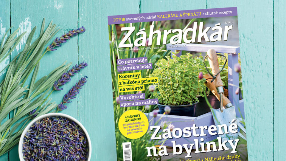 Augustový časopis Záhradkár je práve v predaji!