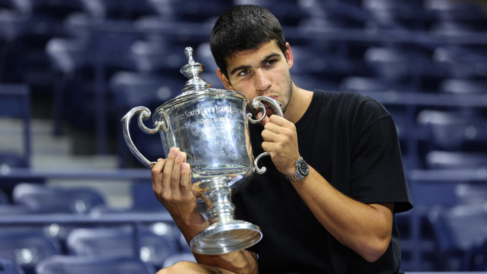 Carlos Alcaraz vyhral US Open.