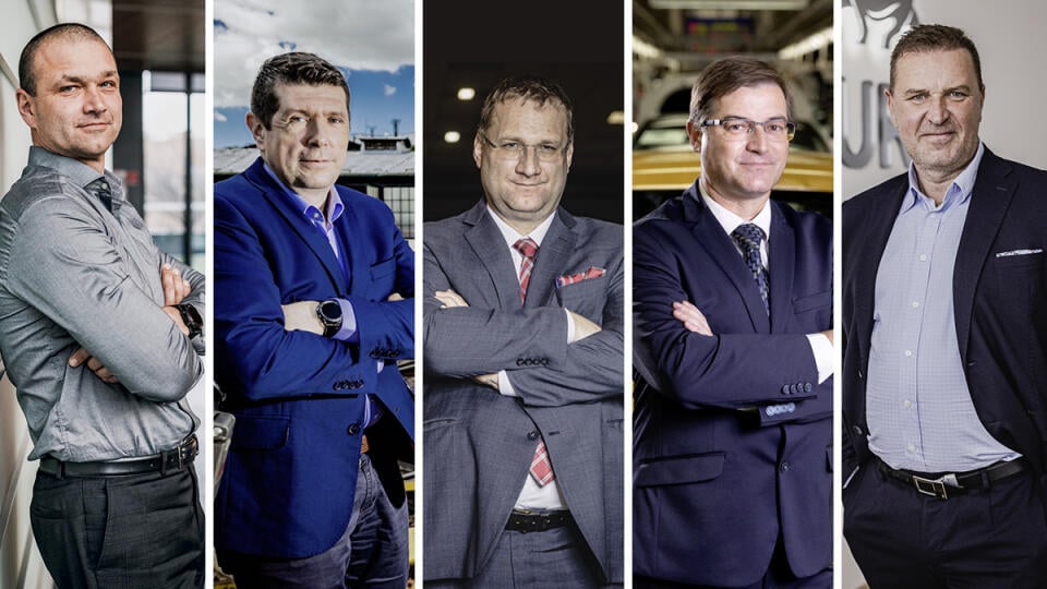 Manažéri transformácie: Ladislav Čechovič, Martin Koreň, Roman Ľupták, Martin Dzama, Richard Duda