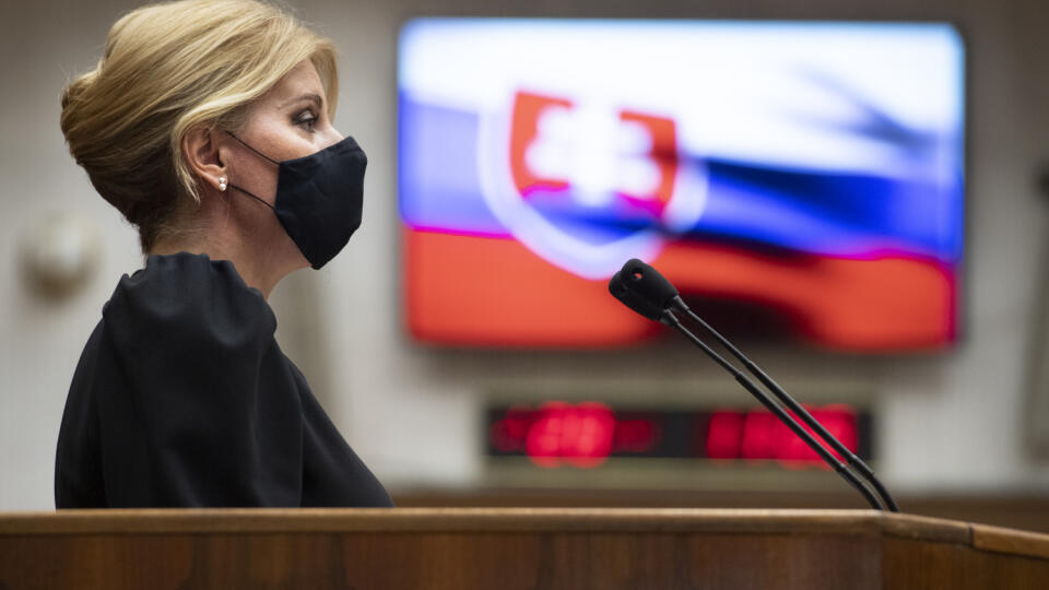 Prezidentka Zuzana Čaputová vystúpila v pléne so správou o stave republiky