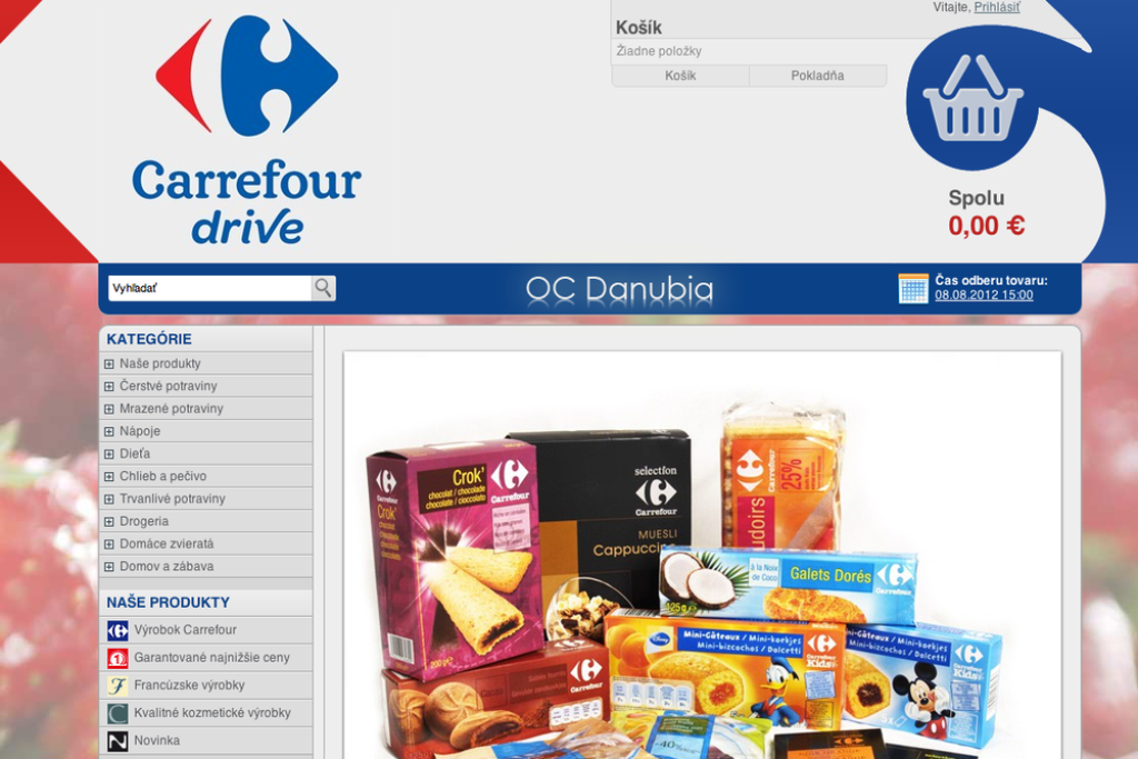 Carrefour spustil pre Bratislavu online predaj