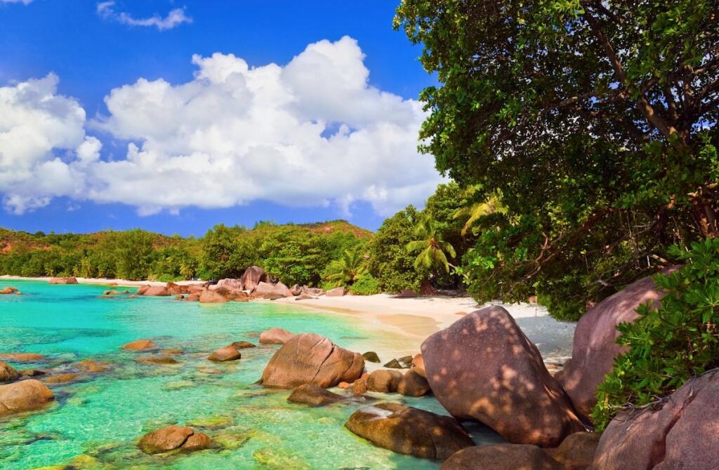 Pláž Anse Lazio, Praslin, Seychely