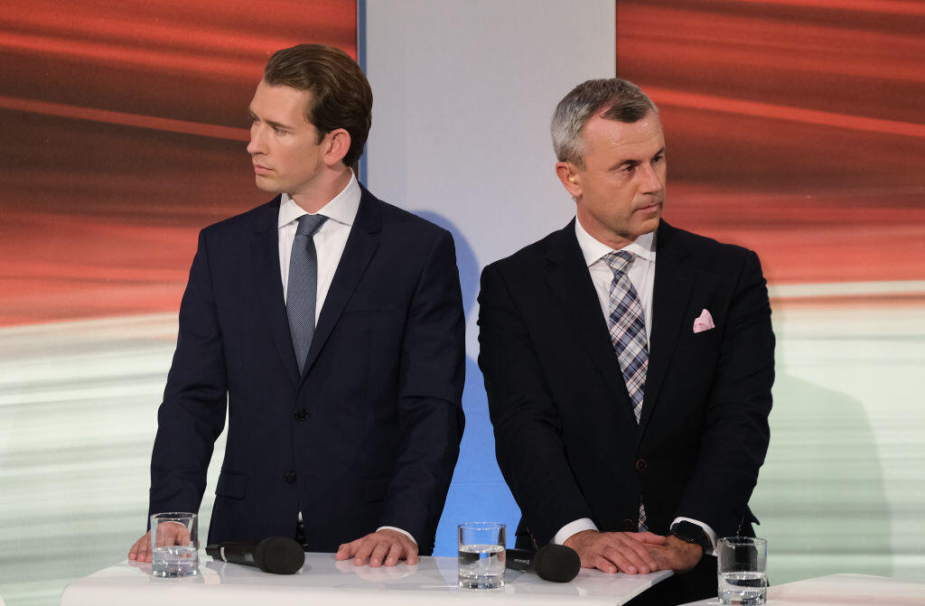 Sebastian Kurz (vľavo) a Norbert Hofer (vpravo)