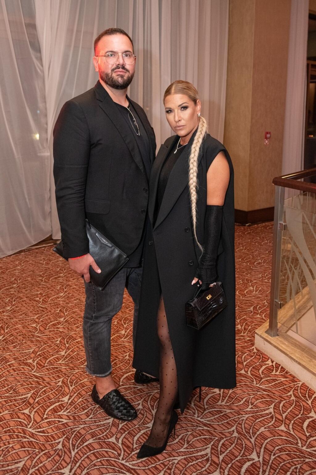 Andrej Kusalík a Dominika Cibulková.