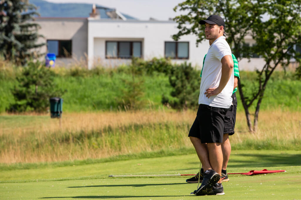 Na snímke je Marko Daňo počas golfového turnaja pri príležitosti štartu charitatívneho podujatia Hiezdy deťom.