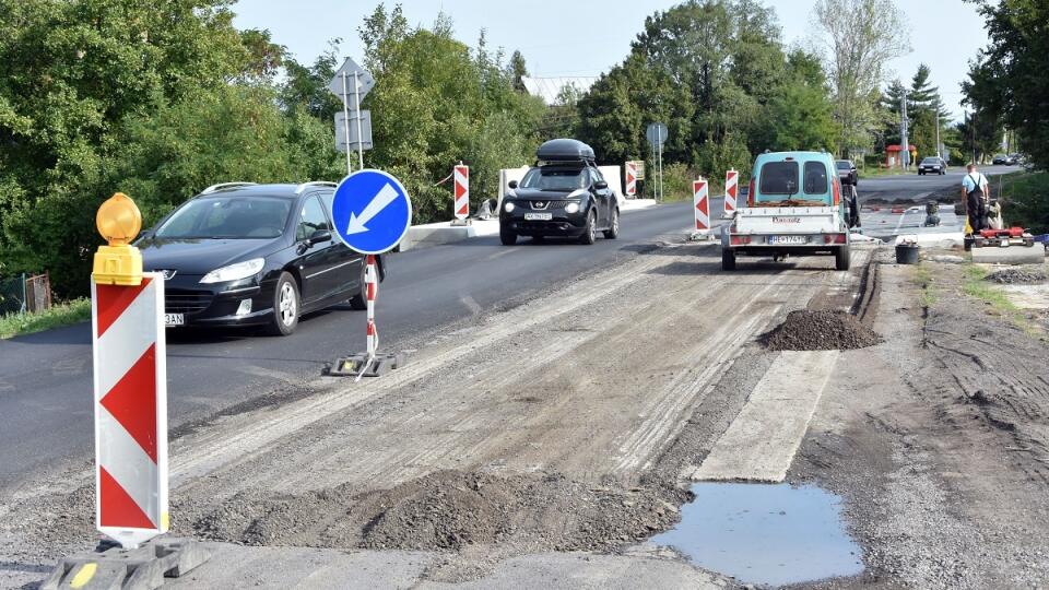 Oprava cesty I. triedy