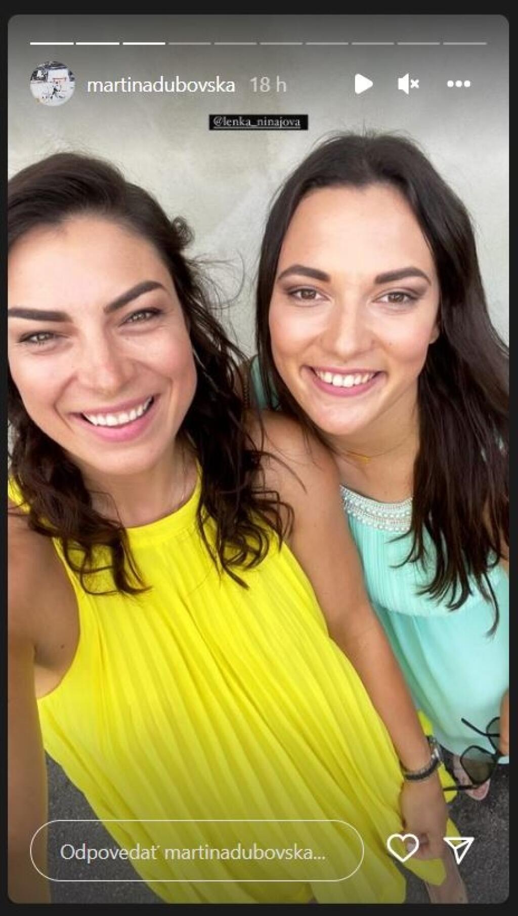 Na svadbe nechýbala ani lyžiarka Martina Dubovská, ktorú Klimčík taktiež trénuje.